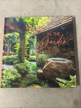 NWT In The Garden Decorative Coffee Table Book - Green Cover